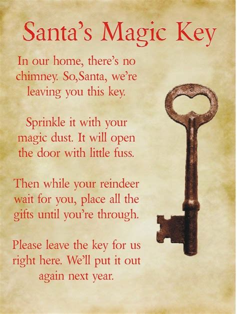 The Story behind Santa's Magic Key and Its Importance in Modern Christmas Traditions